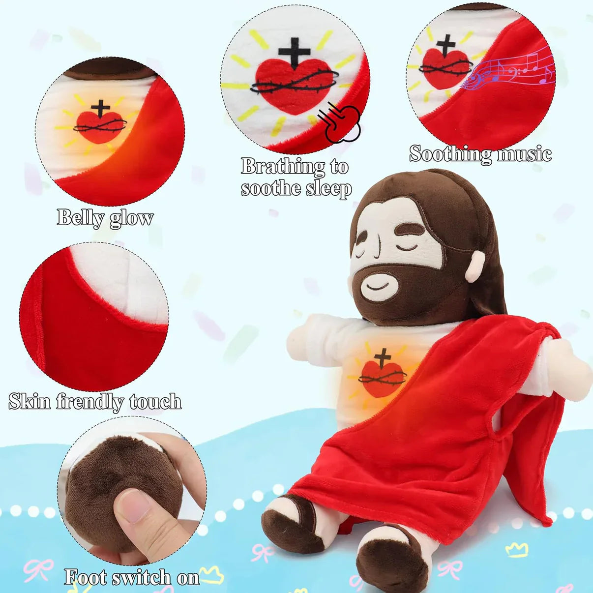 Comforting Christ - Jesus Breathing Plushie